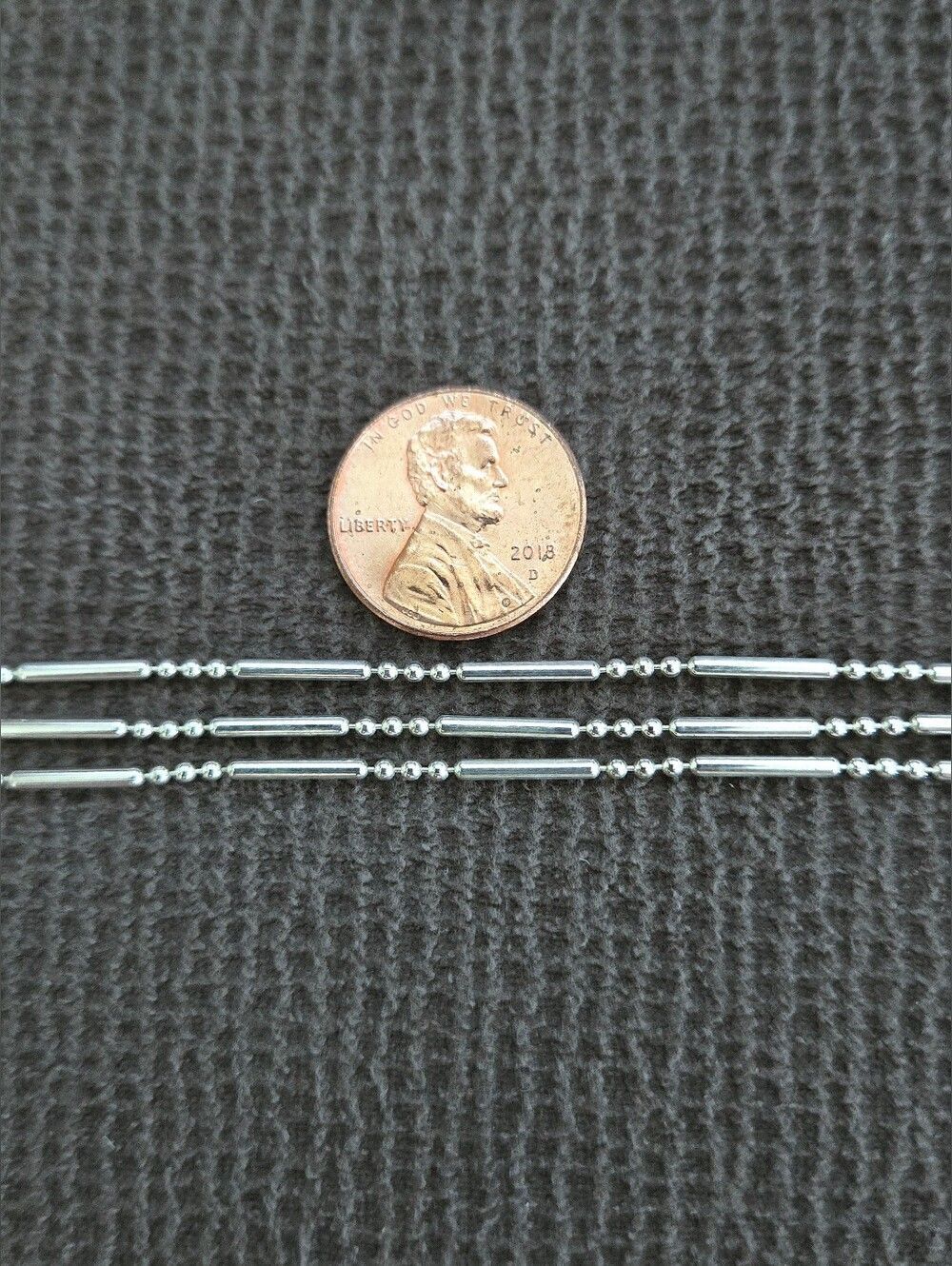 Silver🤍 Bar-Bead Triple3️⃣ Strand Bracelet - NWOT - Picture 8 of 15
